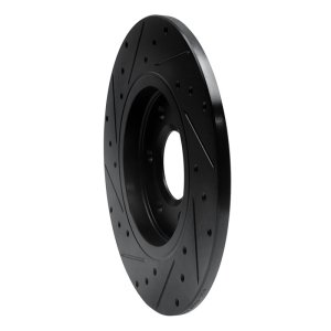 Buick TERRAZA Brake Rotor (1) - Rear Right - R1 Concepts - Drilled & Slotted - Black - 2006